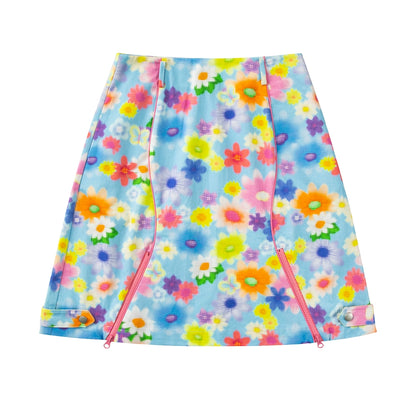 Hand-painted Cotton Skirt