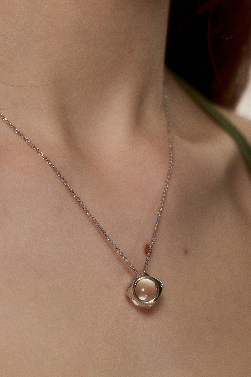 리플 워터 목걸이 -스타일 리쉬 패션 액세서리 – Serendute