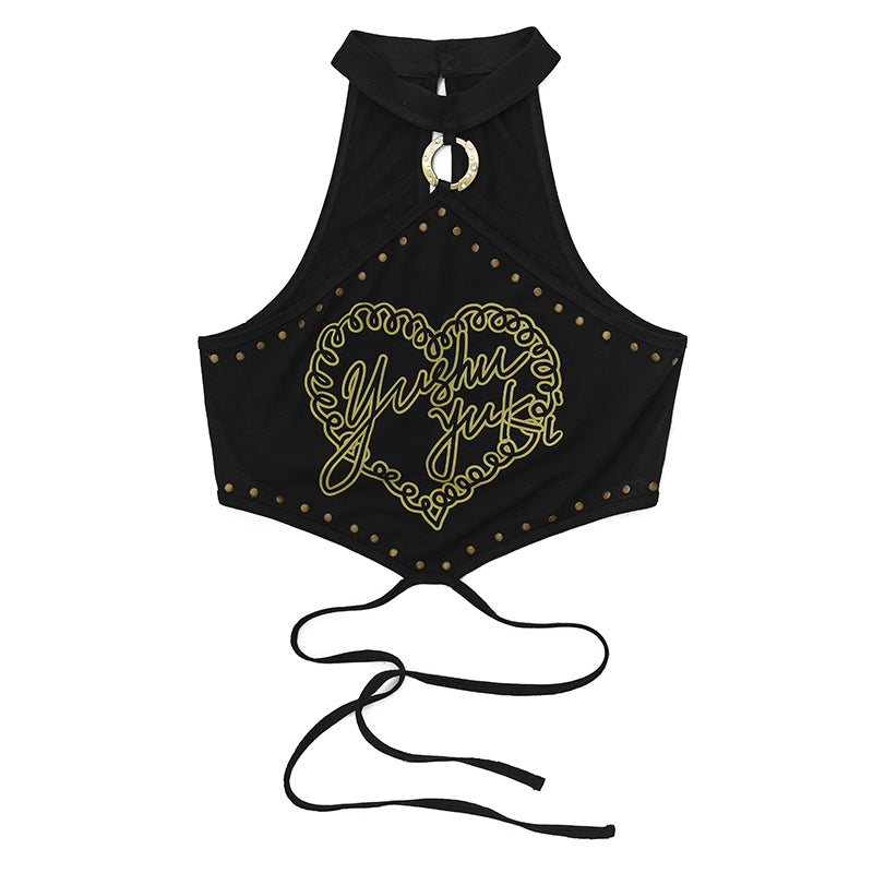 Retro Love Chain Knit Vest