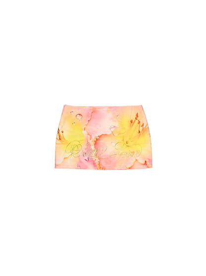 Vacation Floral Print Anti-Slip Slim Maxi Skirt – Summer Hip Hugging Style