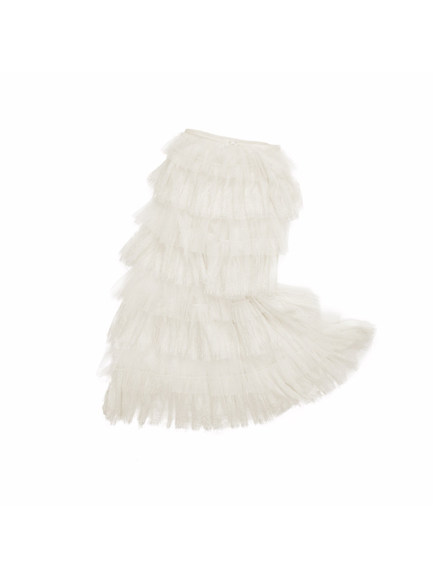 French Mesh Layered Skirt