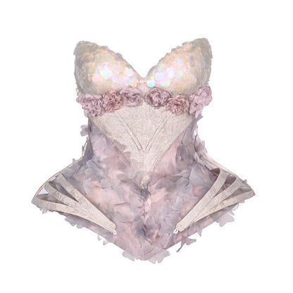 Fairy Corset Bustier Top | Moonlight Fishbone Bra