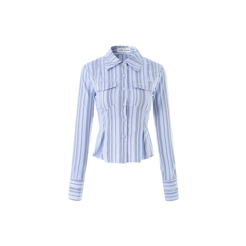 Sleek Stripe Sleeveless Shirt