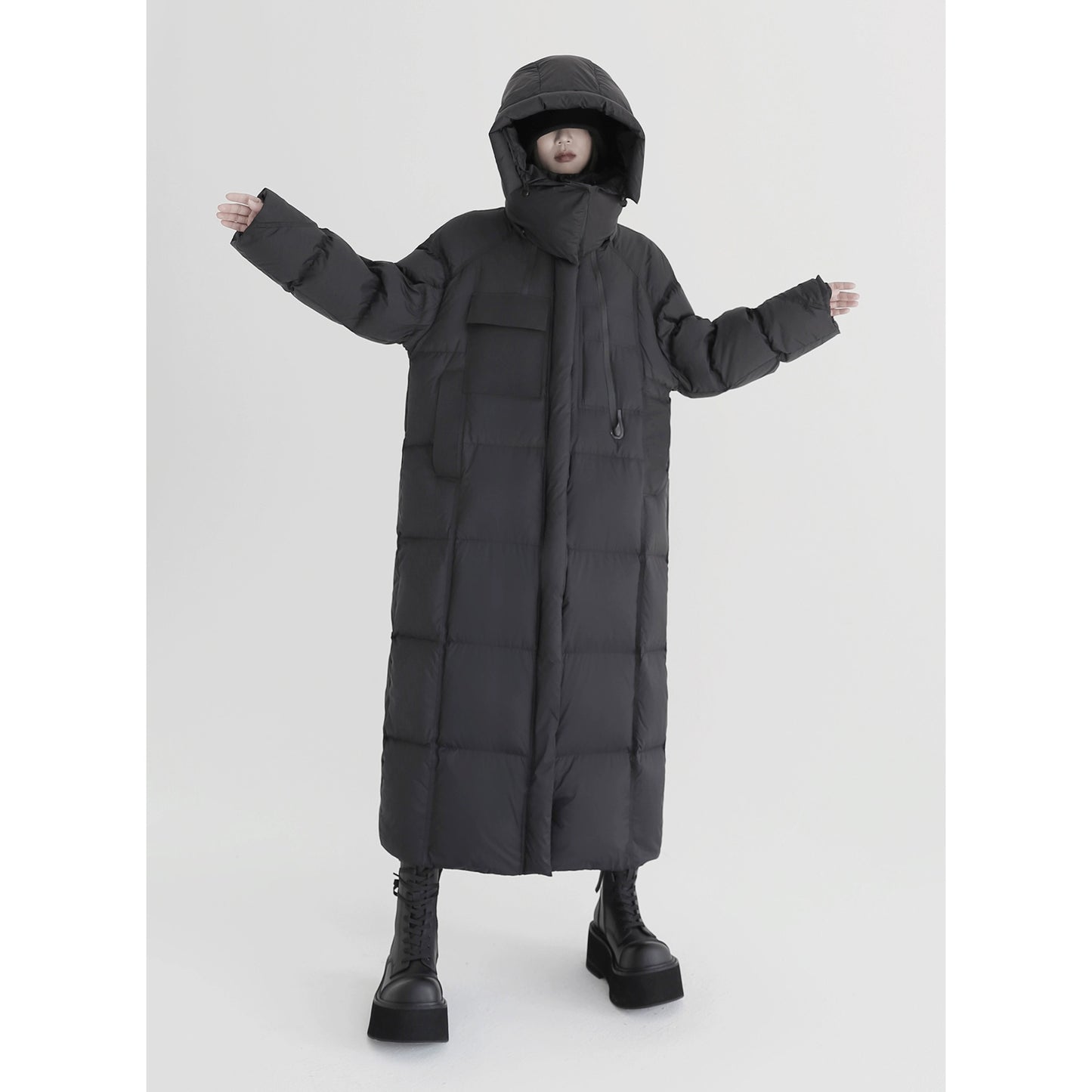 National Standard Outdoor White Duck Down Jacket