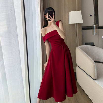 Dignified Red Banquet Dress