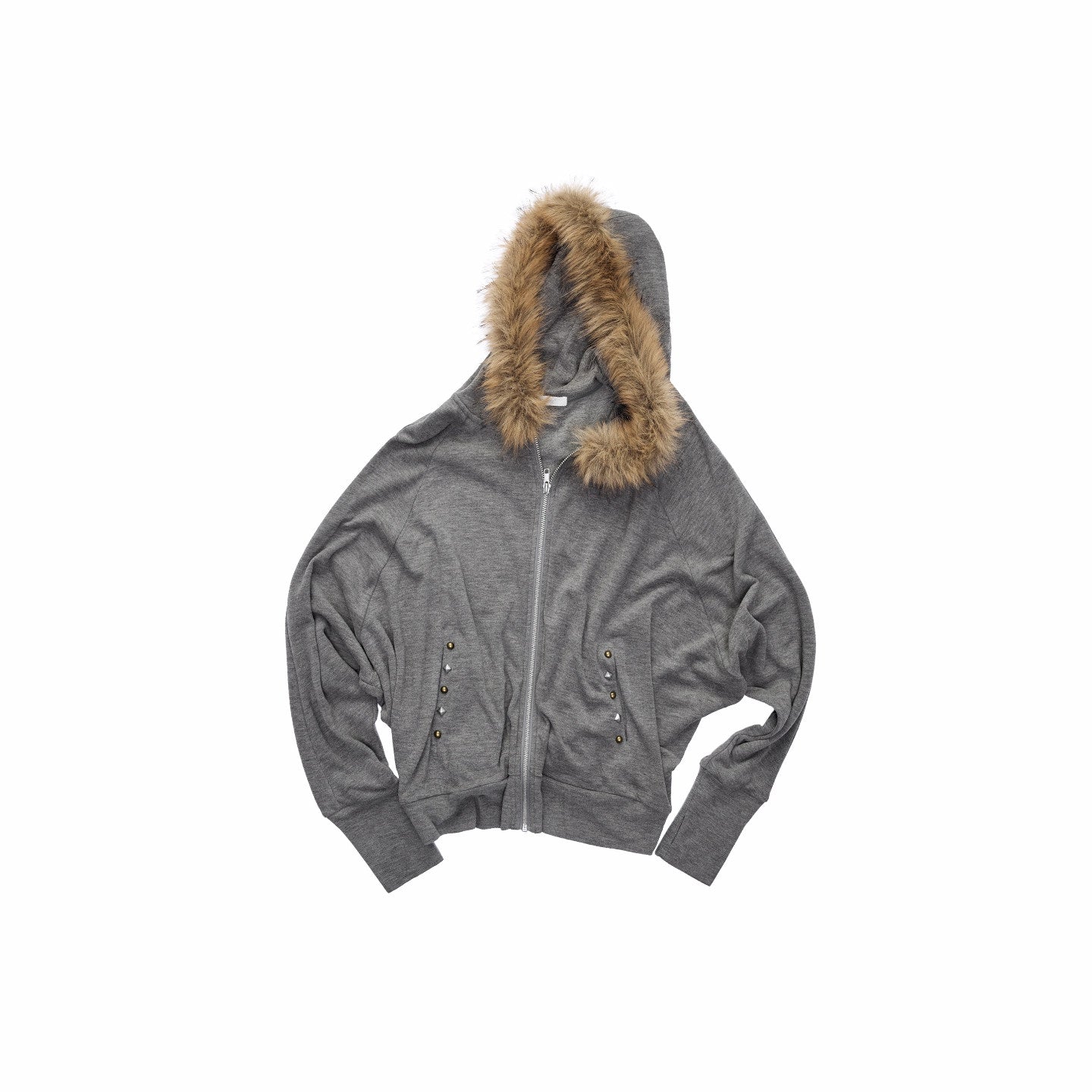 Fur Collar Hoodie & Pants Set