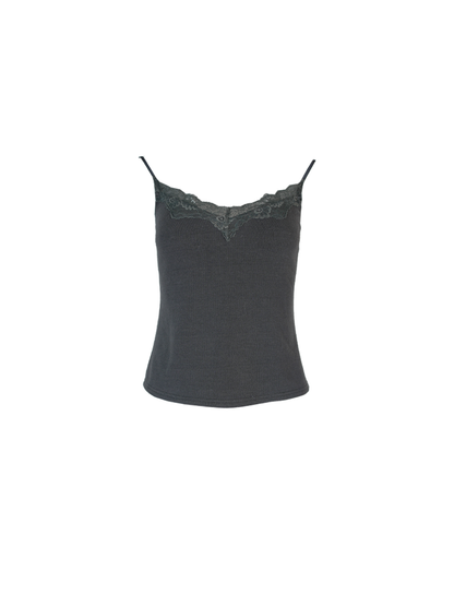 Semi-Saccharide Lace Stitched Camisole – Sexy Base Layer