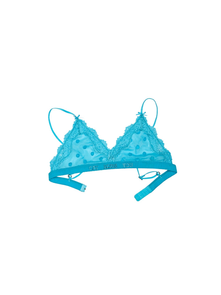 Lace Triangle Cup Corset – French Wireless Pure Comfort Lingerie