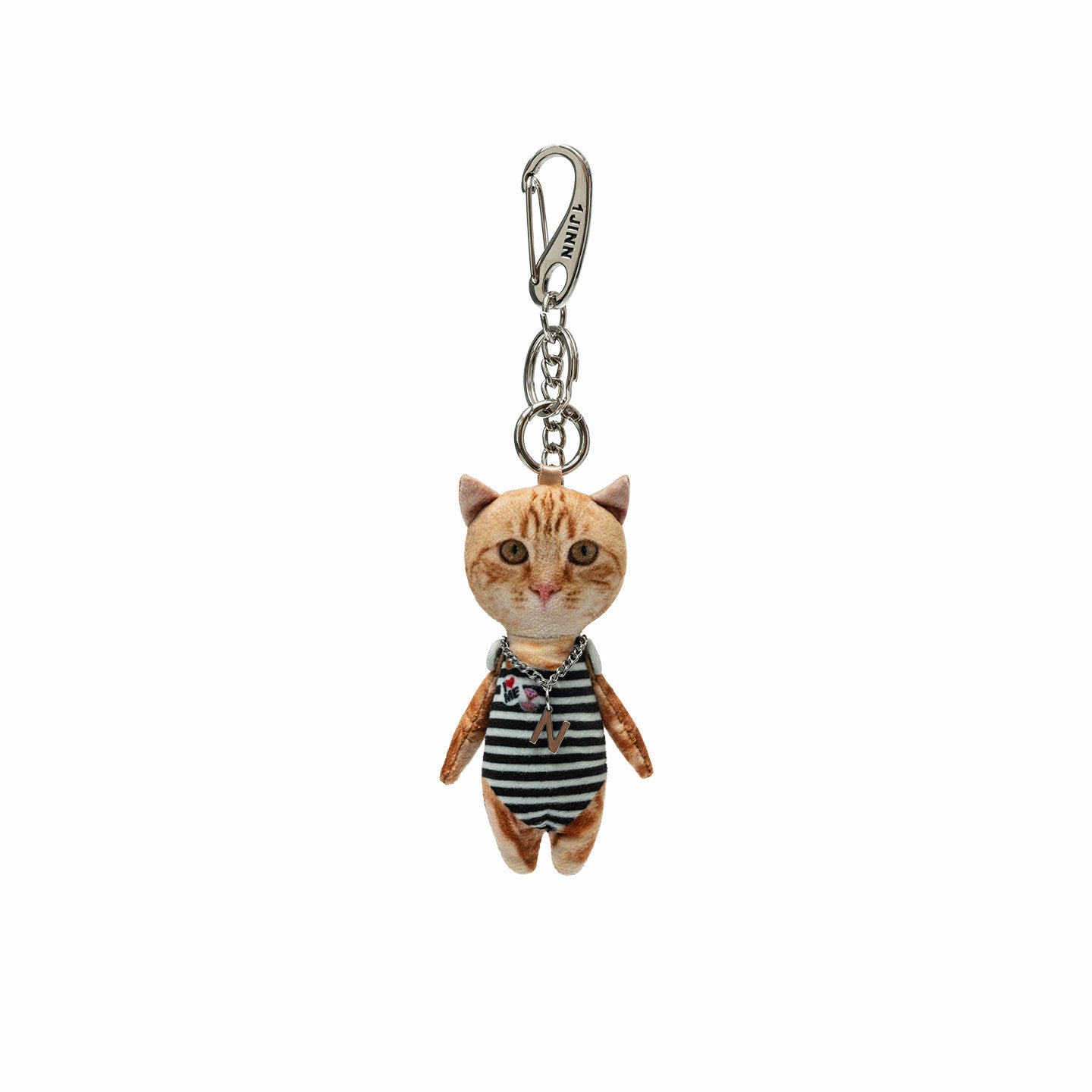3D Cat Plush Bag Charm