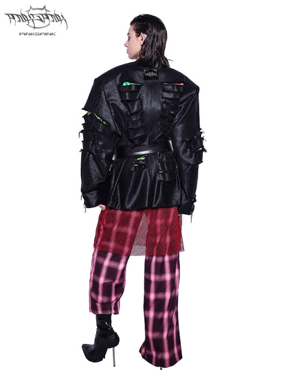 Digital Silhouette Blazer – Inner Destruction-Inspired Avant-Garde Design