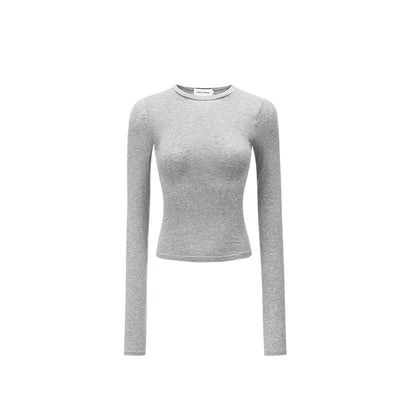 Basic Round Neck Slim T-shirt