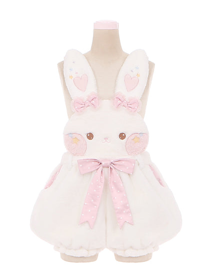 Bobo Rabbit Plush 3D Bunny Soft Girl Bud Overalls