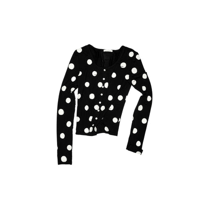 Polka Dot Knit Lounge Set