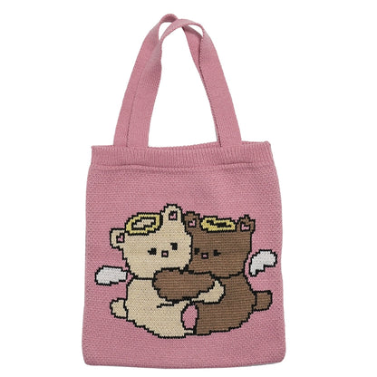 Borsa portatile per orso angelo