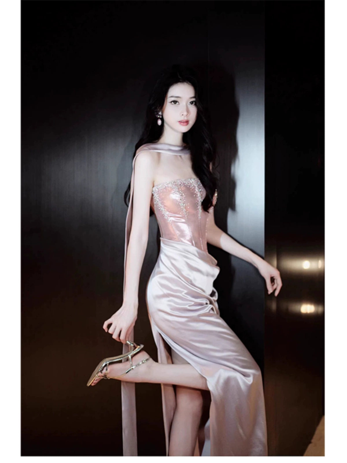 Red Tulle Dress – High-End New Year’s Princess Skirt