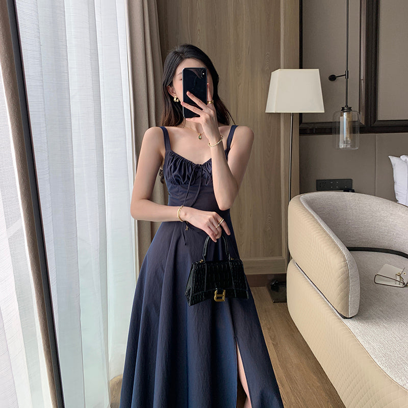 Navy Split Dress '23