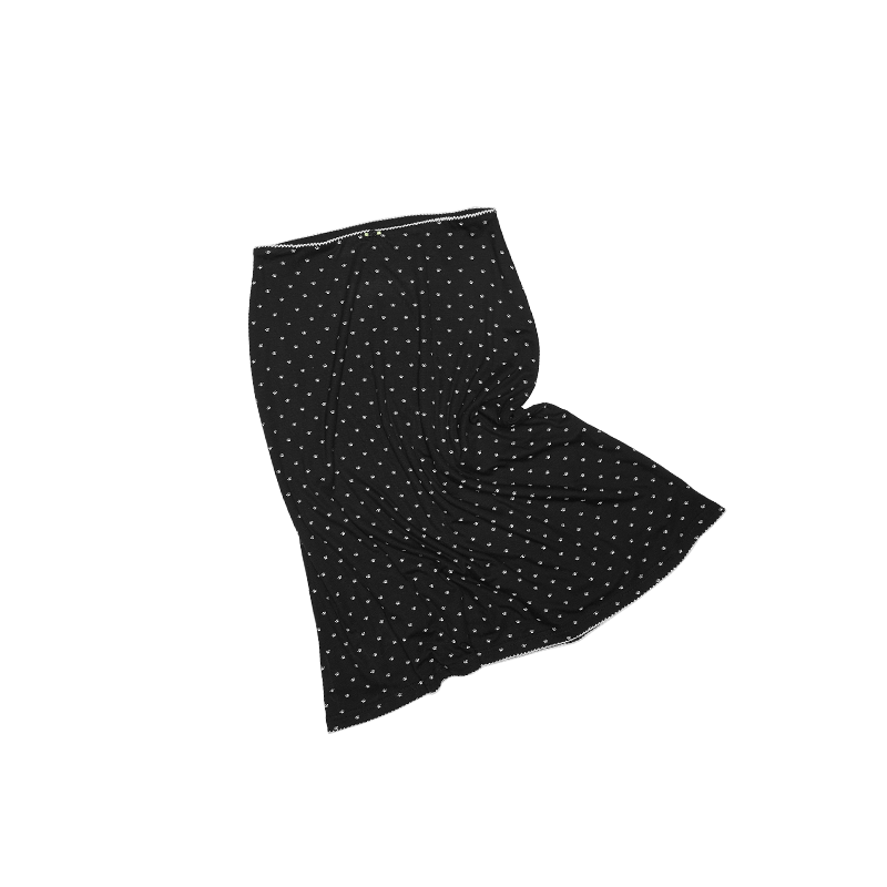 Polka Dot Cat Claw Knit Set – Lace Vest & Slim Fit Skirt