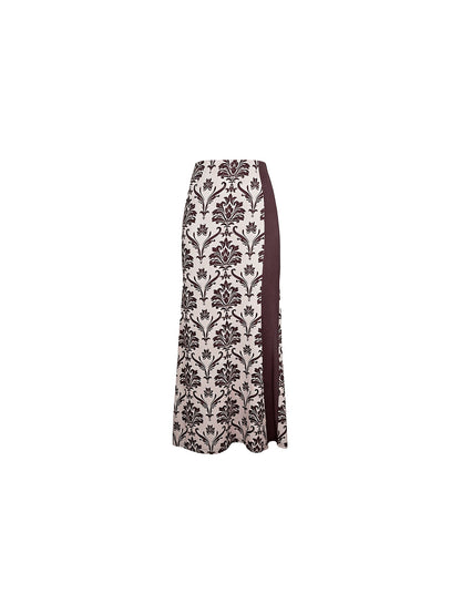 Twilight Forest Printed Mermaid Skirt