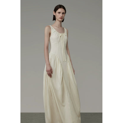 High Grade U-Neck Long Dress