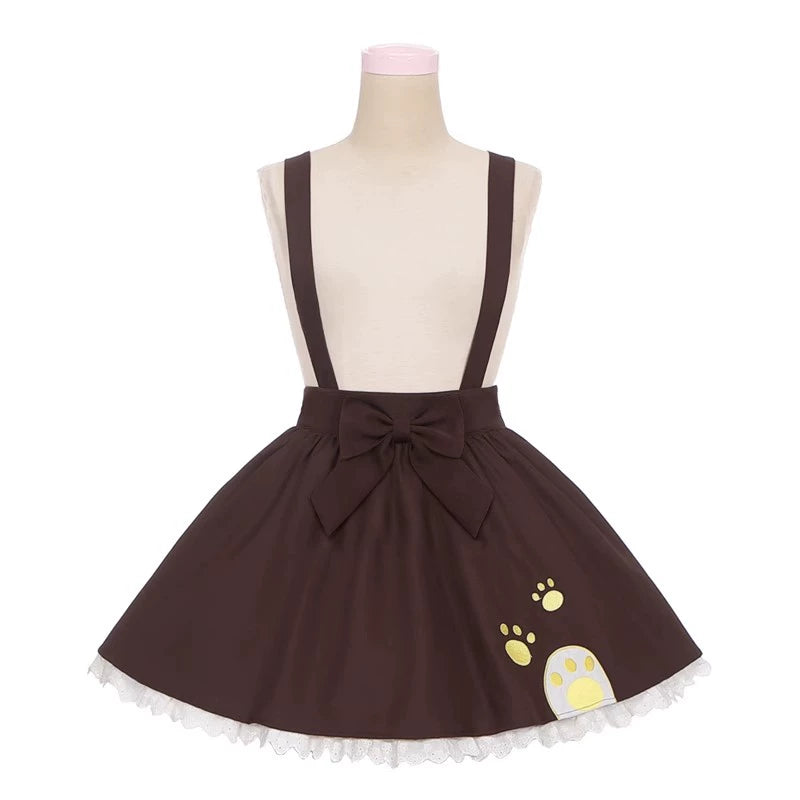 White Bear Kindergarten Cute Strap Dress