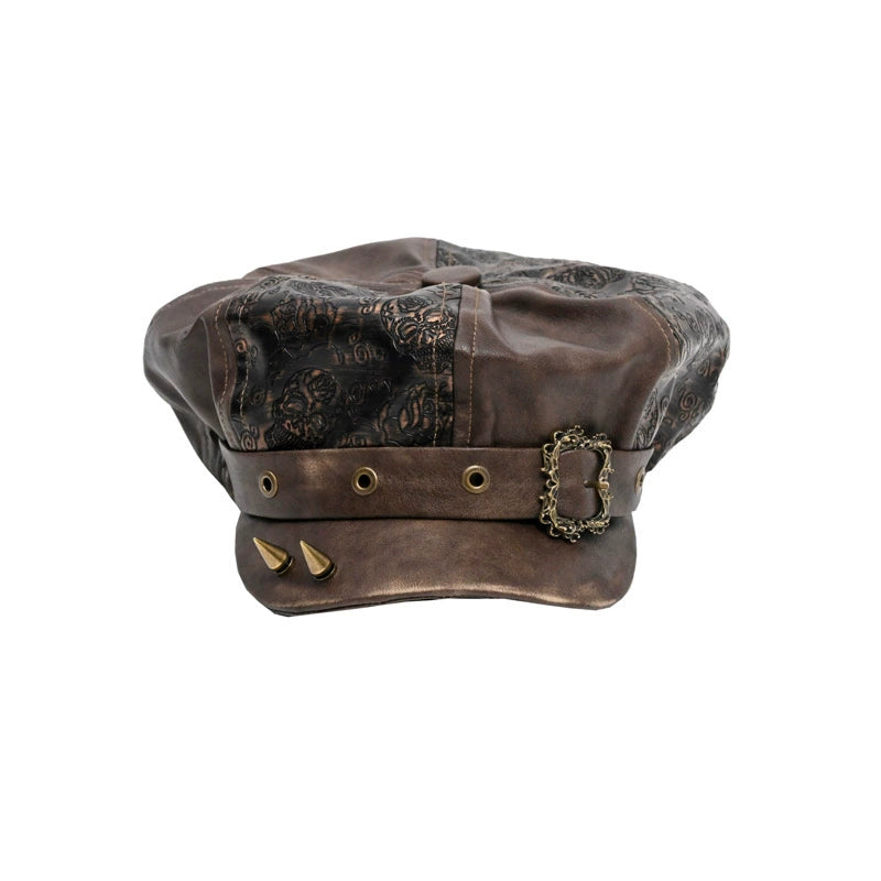 Exile Journey Punk Rivet Octagonal Painter Hat