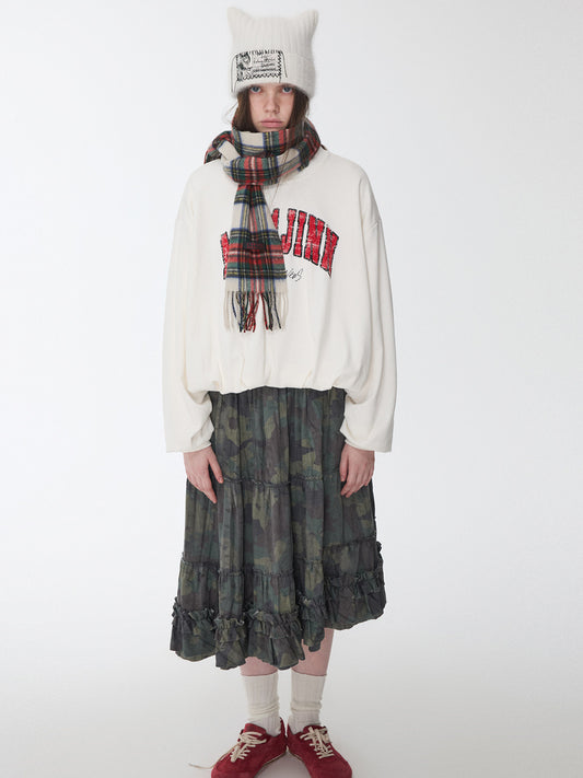 Monogram Graphic Oversized Sweatshirt