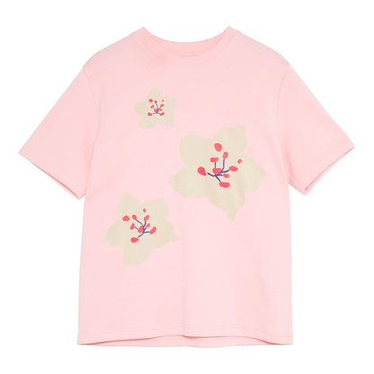 Hand Painted Cherry Blossom Loose T-shirt