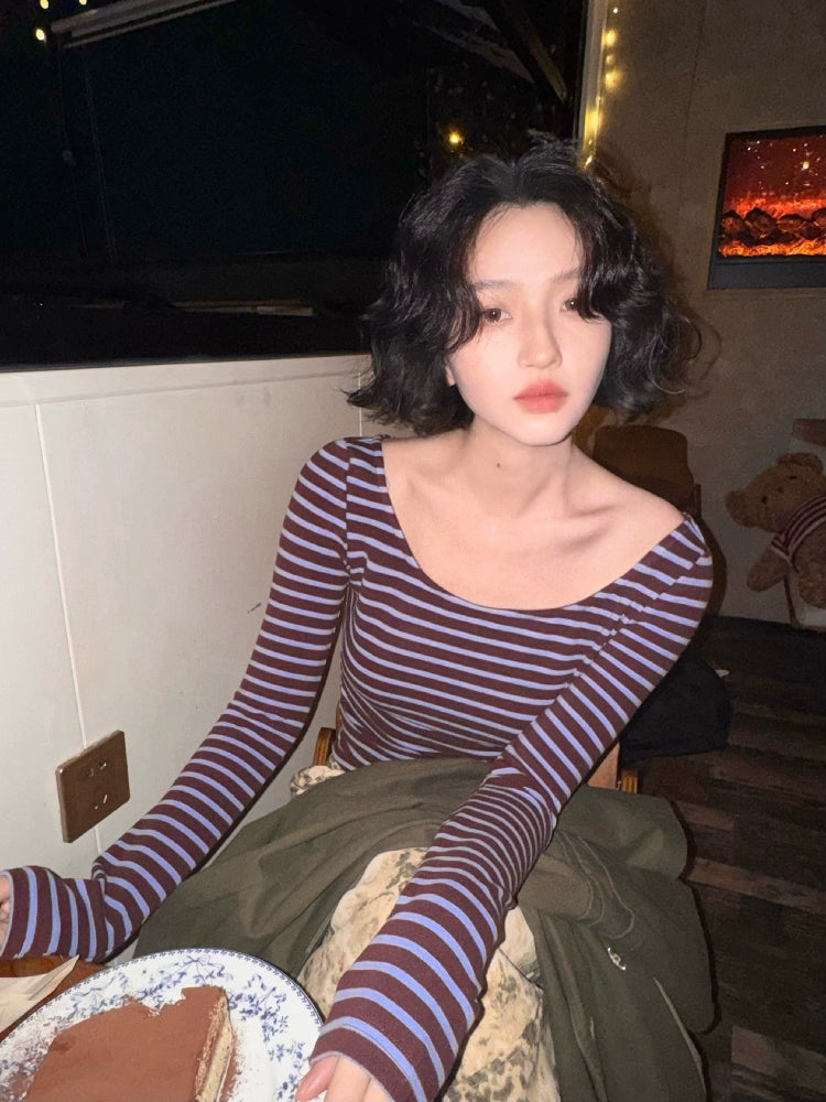 Striped Undershirt with Modern Flair (Stripe Overture)