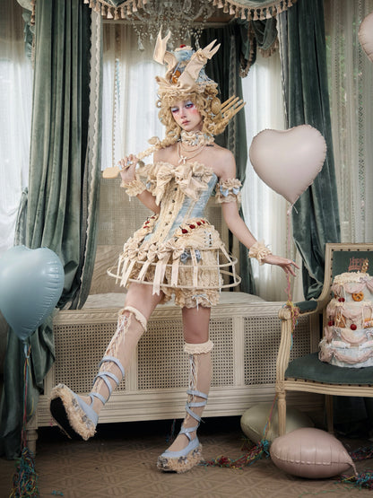 Cream Pumpkin Bloomers | Rococo Doll Shorts