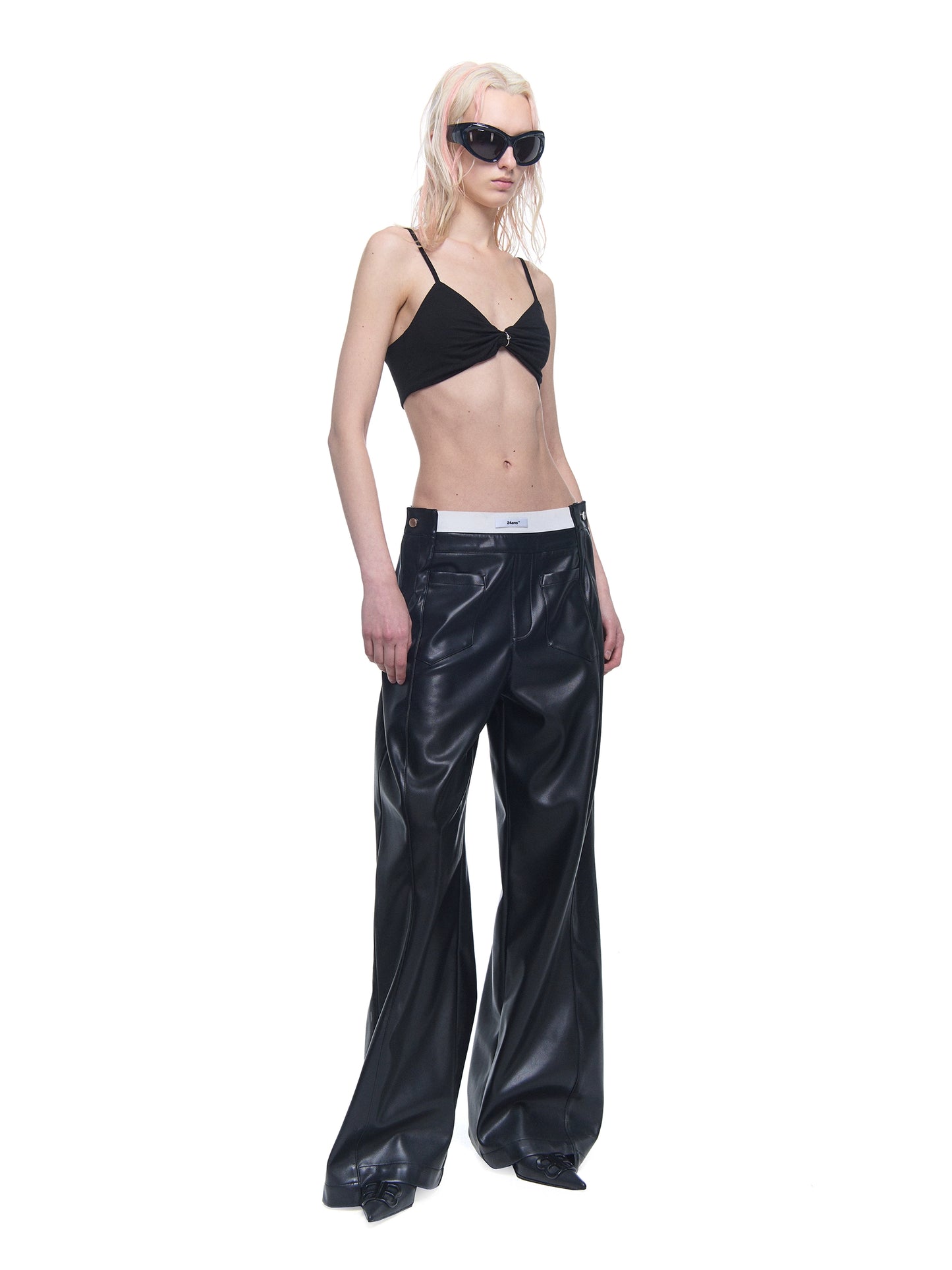 Wide-Leg Leather Pants 2.0 | Fully Upgraded Fabric Details