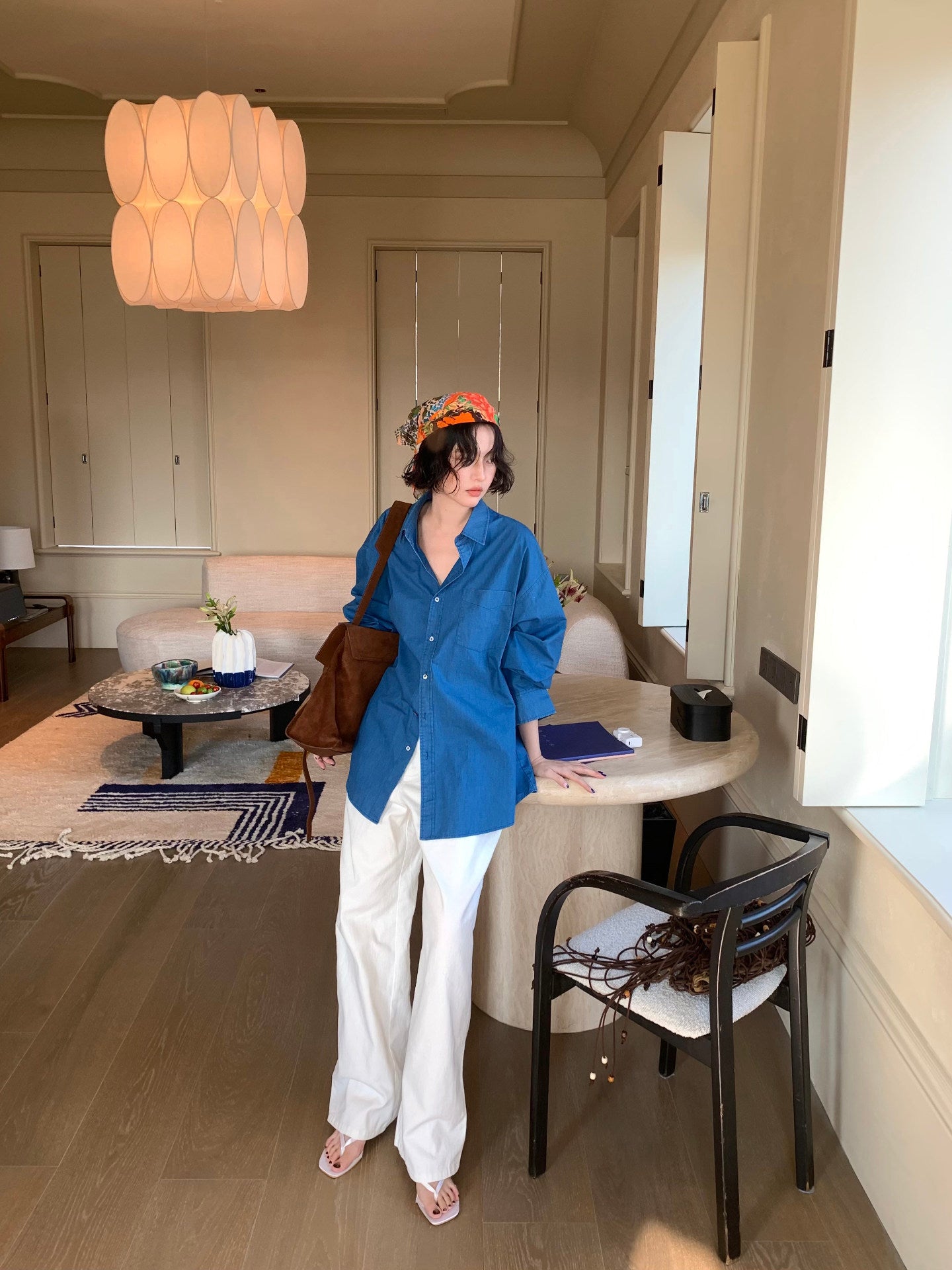 Old Time Cotton Long-Sleeve Slim Shirt – Hong Kong Retro Autumn Staple