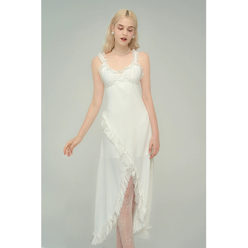 WHITE WOOD EAR FAIRY Dress -One -piece dress of fashion accessories that combines femininity and cuteness Serendute WHITE WOOD EAR FAIRY Dress -One -piece dress of fashion accessories that combines femininity and cuteness Serendute