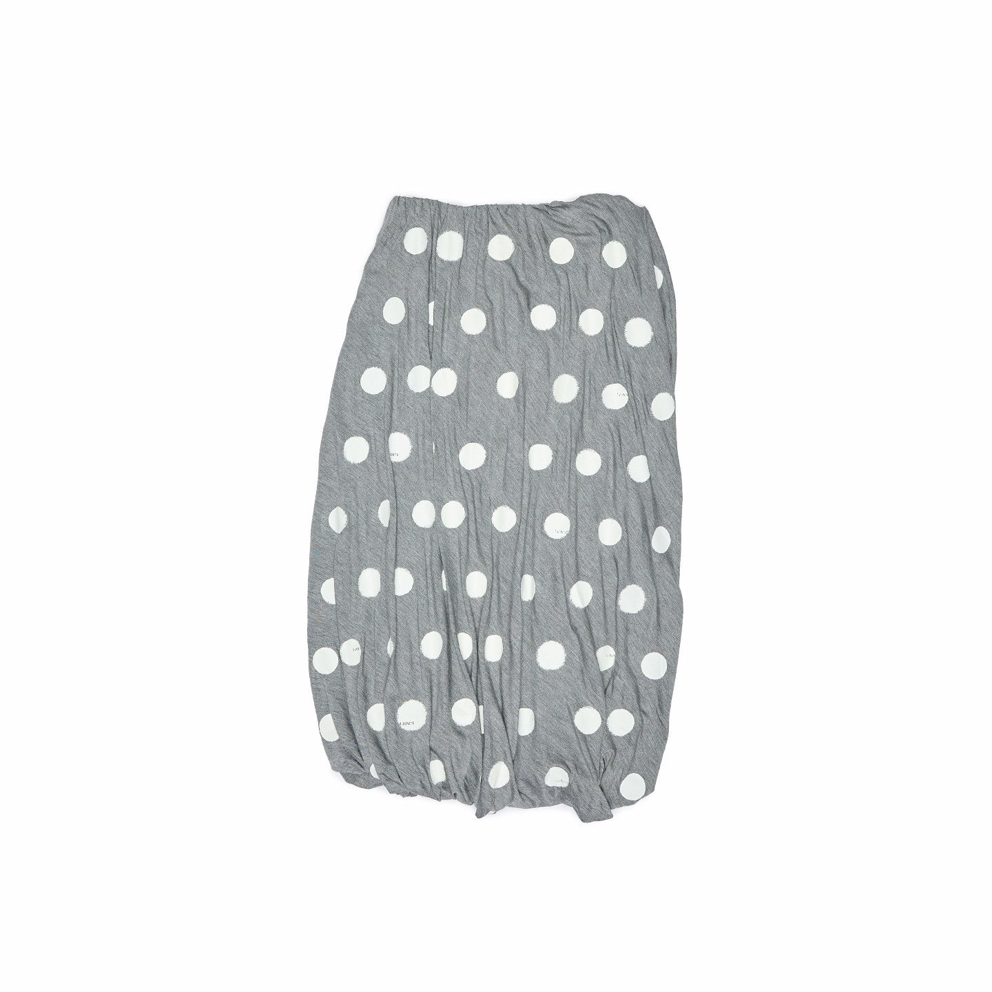 Polka Dot Floral Midi Skirt