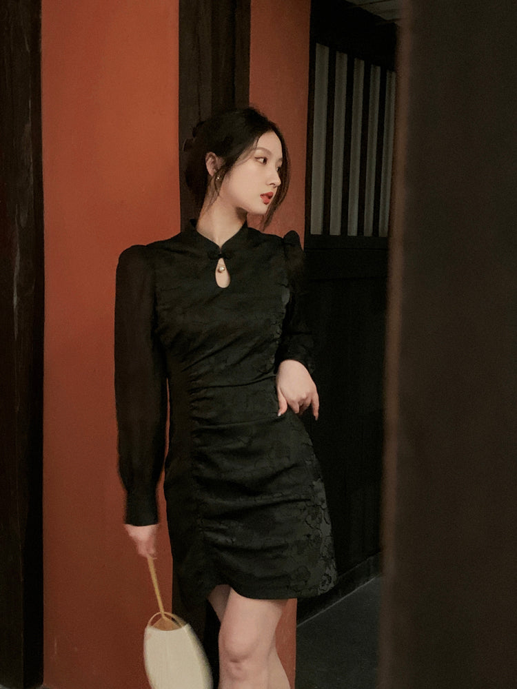 Windflower Cheongsam Dress