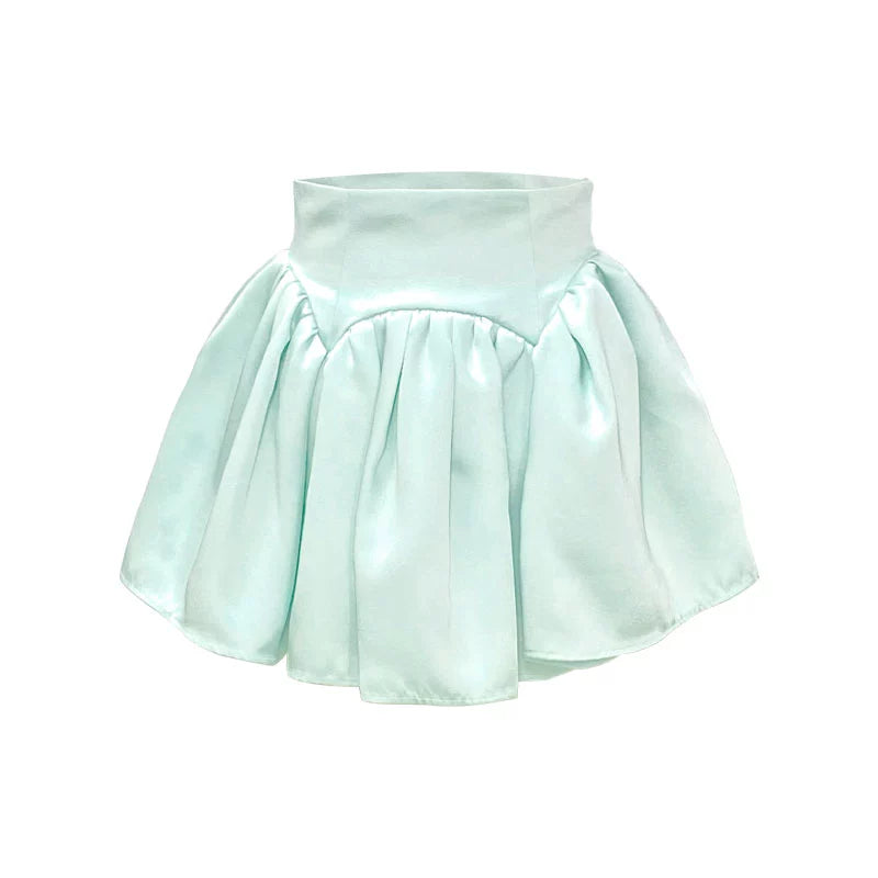 Green Pearl Skirt Set