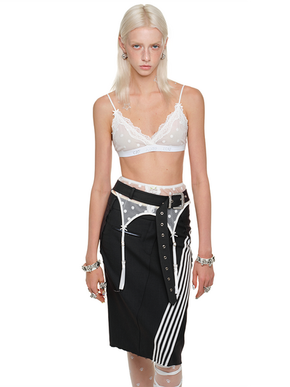 Lace Triangle Cup Corset – French Wireless Pure Comfort Lingerie