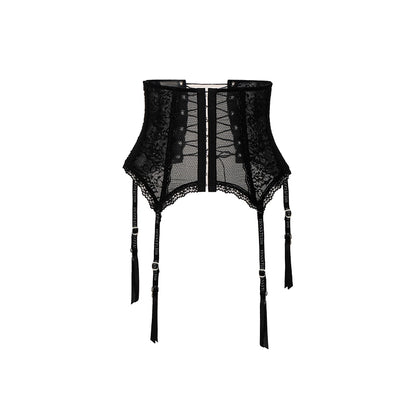 French Lace Herbal Waistband Outerwear – Sexy Slim Fit Waist-Cinching Design