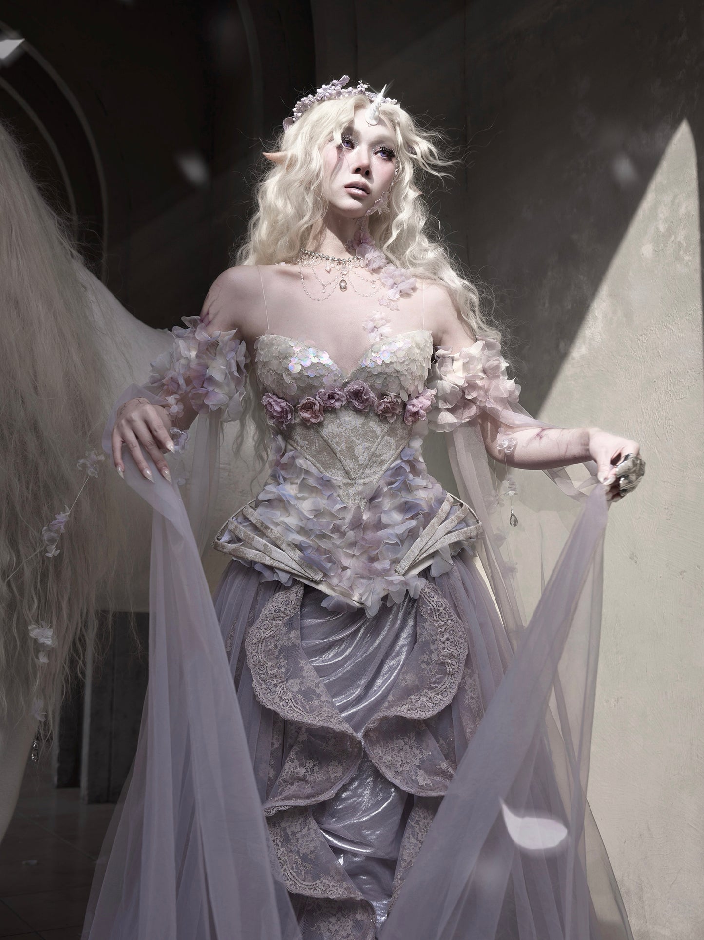 Fairy Corset Bustier Top | Moonlight Fishbone Bra