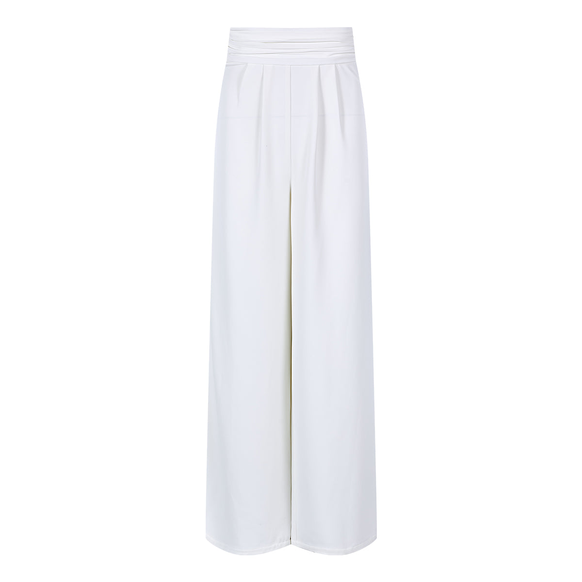 Zenki White Wide Leg Pants