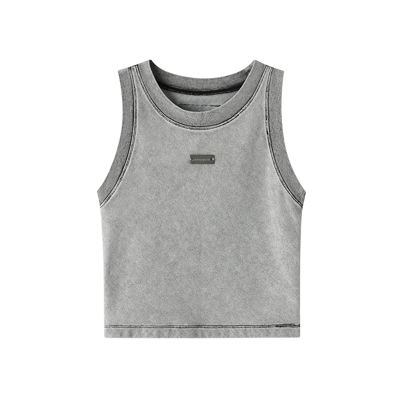 Yuan Hollow Out Thant Tank Top for Summer