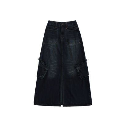 Vintage Cat Whiskers Denim Work Dress