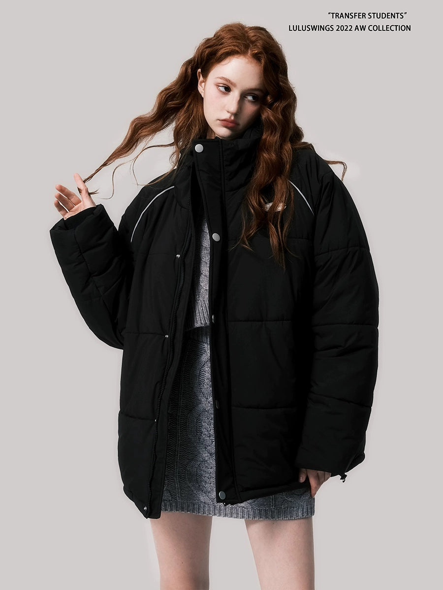 Casual Down Coat - Sports Style Wide Loose