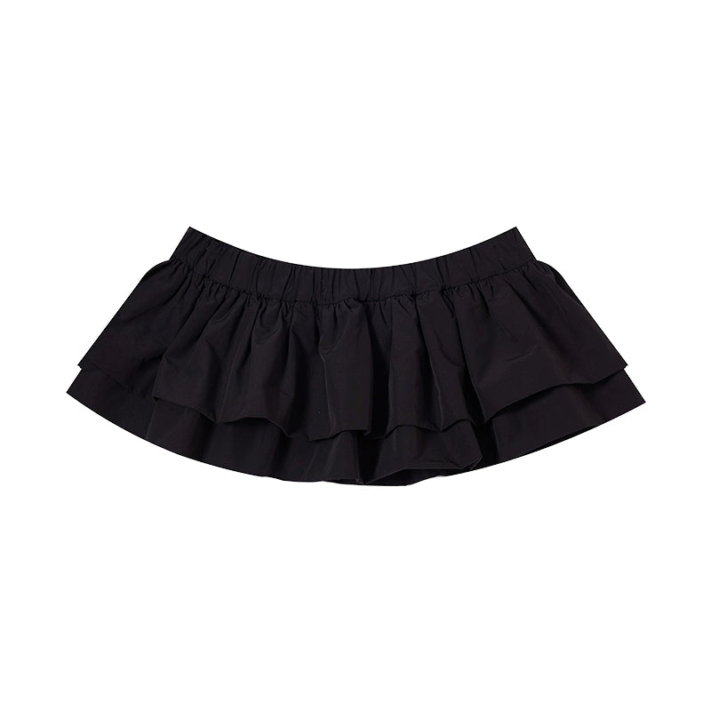 [Ballet Drawstring] Design Drawstring Straight-Leg Pants & Ballet Skirt Set