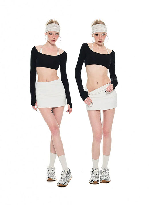 Cropped Lace-Up Yoga Jacket – Lightweight Sporty Fit with No Burden Feel