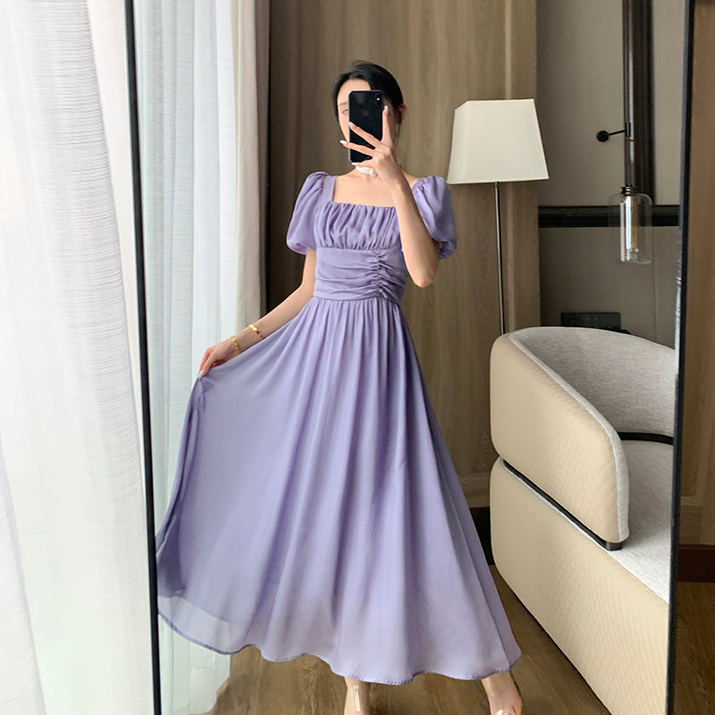 Elegant Purple Long Dress