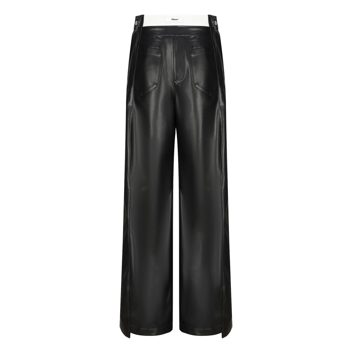 Wide-Leg Leather Pants 2.0 | Fully Upgraded Fabric Details