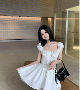 [A Love Letter to Alice] Cool White Love at First Sight Dress