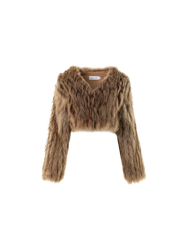 Raccoon Fur Spicy Girl Coat