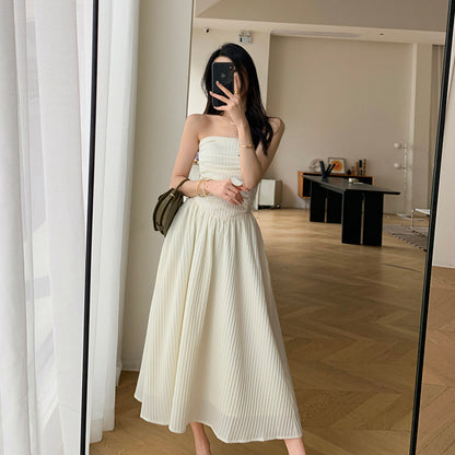 Slim Skirt w/ French Tea Waist