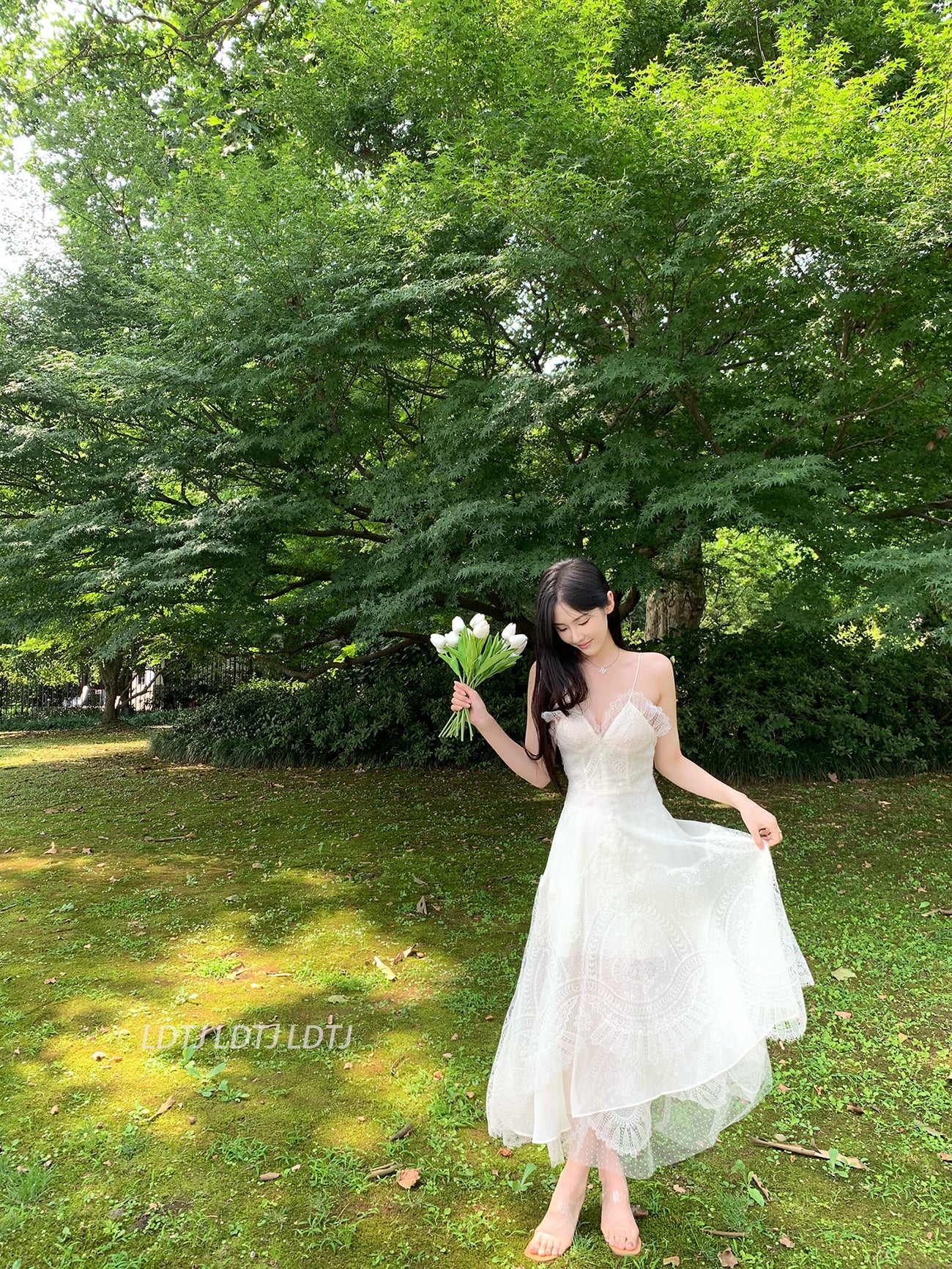 Fairy Garden White Skirt